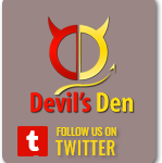 Devils Den twitter button
