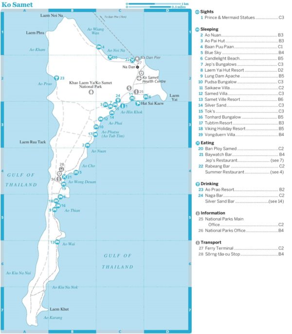 koh-samet-tourist-map - Devils Den Thailand